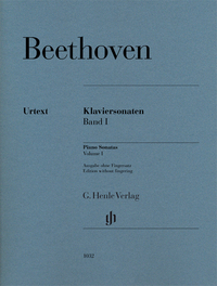 Picture of LUDWIG VAN BEETHOVEN : SONATES POUR PIANO, VOLUME 1  EDITION SANS DOIGTES - PIANO -  RECUEIL