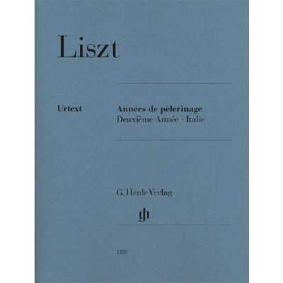 Image de FRANZ LISZT :  ANNEES DE PELERINAGE, DEUXIEME ANNEE - ITALIE - PIANO