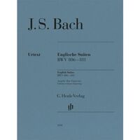 Image de JOHANN SEBASTIAN BACH : SUITES ANGLAISES BWV 806-811 - SANS DOIGTES - PIANO - RECUEIL