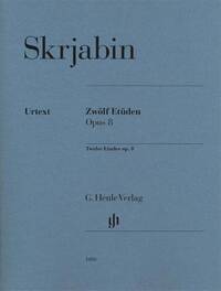 Image de ALEXANDRE SCRIABINE : DOUZE ETUDES OP. 8 - ZWOLF ETUDEN OP. 8 - PIANO AVEC DOIGTES