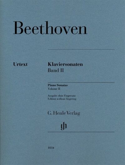 Image de LUDWIG VAN BEETHOVEN : SONATES POUR PIANO, VOLUME 2  EDITION SANS DOIGTES - PIANO -  RECUEIL