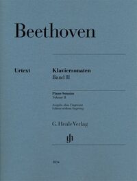 Image de LUDWIG VAN BEETHOVEN : SONATES POUR PIANO, VOLUME 2  EDITION SANS DOIGTES - PIANO -  RECUEIL