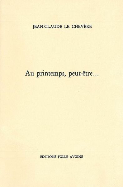 Picture of Au printemps peut-être
