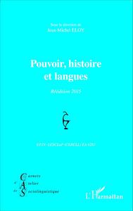 Picture of Pouvoir, histoire et langues