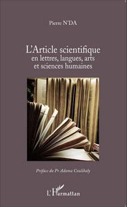 Image de L'article scientifique en lettres, langues, arts et sciences humaines