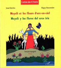 Image de Mayeli et les fleurs d'arc-en-ciel