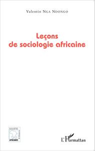 Image de Leçons de sociologie africaine