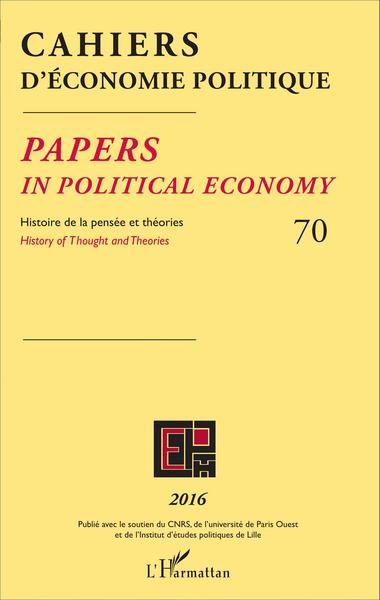 Image de Cahiers d'économie politique 70