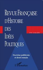 Image de Revue française d'histoire des idées politiques - 41