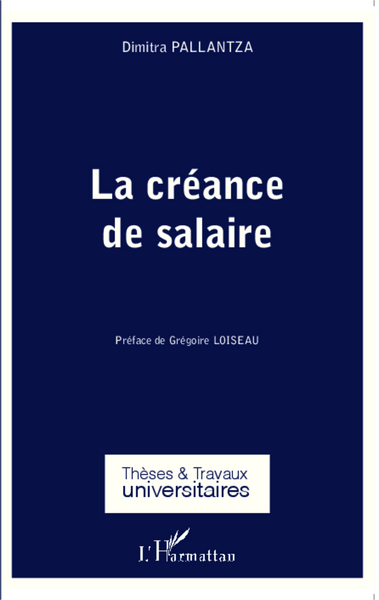 Picture of La créance de salaire