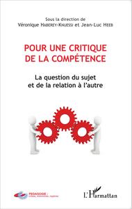 Picture of Pour une critique de la compétence