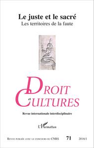 Picture of Le juste et le sacré