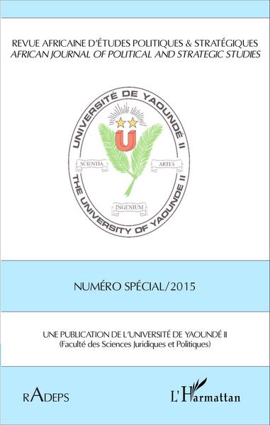 Picture of Revue africaine d'études politiques & stratégiques Numéro spécial 2015