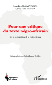 Picture of Pour une critique du texte négro-africain