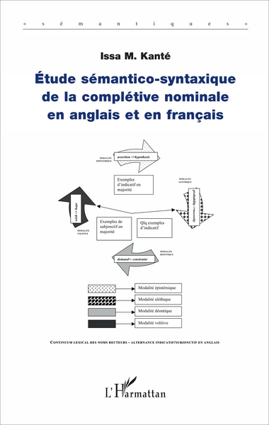 Picture of Etude sémantico-syntaxique de la complétive nominale en anglais et en français