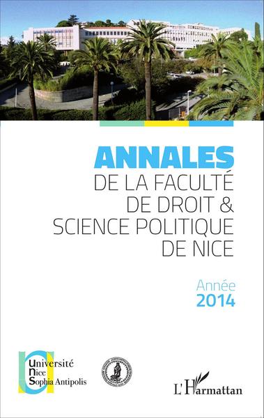 Image de Annales de la faculté de droit et science politique de Nice