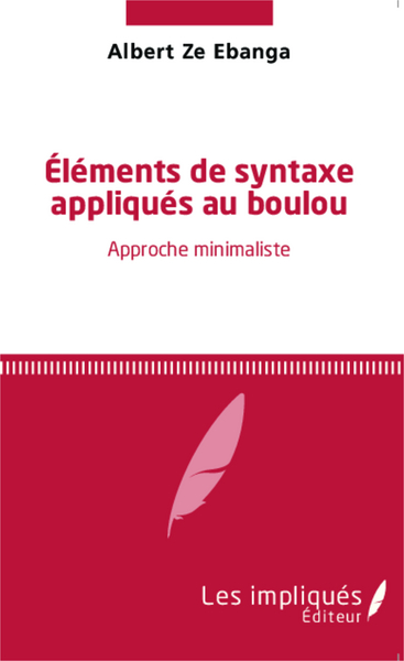Picture of Eléments de syntaxe appliqués au boulou