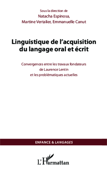 Picture of Linguistique de l'acquisition du langage oral et écrit