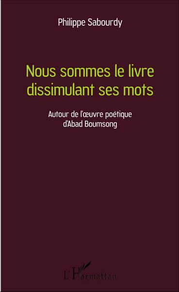 Image de Nous sommes le livre dissimulant ses mots