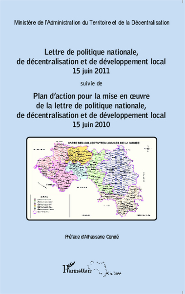 Image de Lettre de politique nationale, de décentralisation et de développement local 15 juin 2011