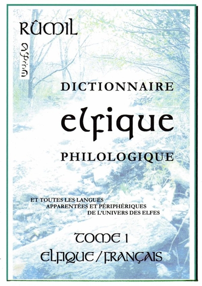 Image de Dictionnaire Elfique Philologique