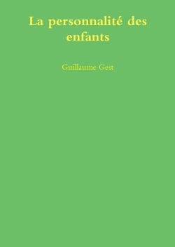 Picture of La personnalité des enfants