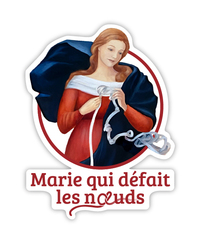 Image de Autocollant Marie qui défait les noeuds