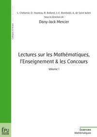 Picture of Lectures sur les mathématiques, l'enseignement et les concours