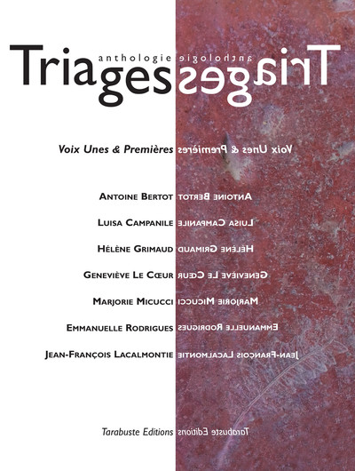 Picture of TRIAGES Anthologie vol. I (2019)