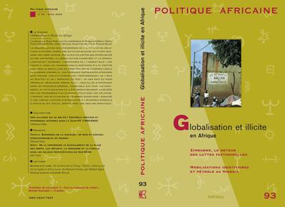 Image de POLITIQUE AFRICAINE N-093-GLOBALISATION ET ILLICITE EN AFRIQUE