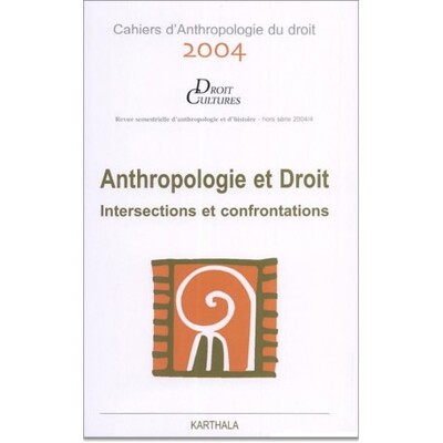 Image de Anthropologie et droit. Intersections et confrontations