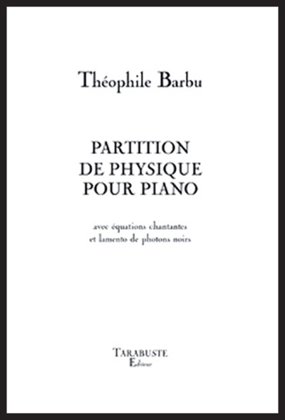 Picture of PARTITION DE PHYSIQUE POUR PIANO - Théophile Barbu