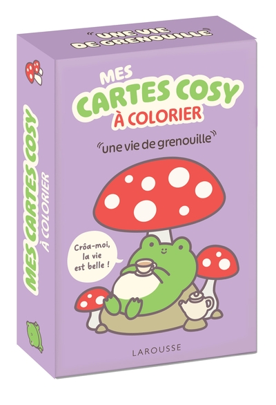 Picture of Mes cartes cosy à colorier - Une vie de grenouille