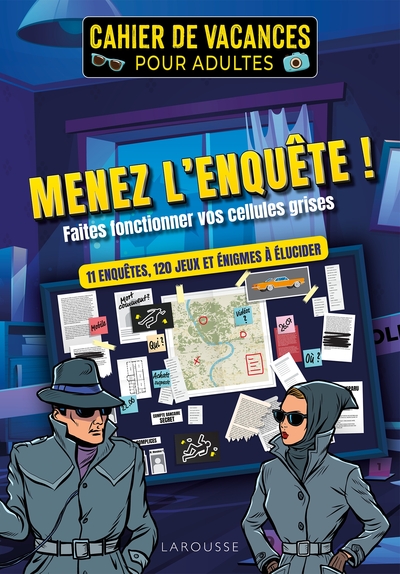 Picture of Cahier de vacances pour adultes -  Menez l'enquête !