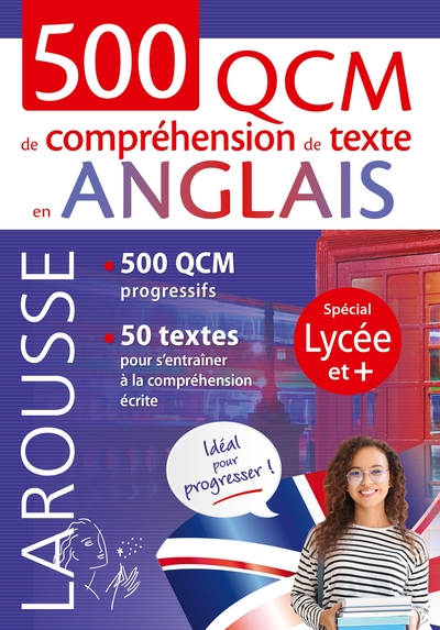 Image de 500 QCM de compréhension de texte en anglais