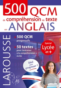 Image de 500 QCM de compréhension de texte en anglais