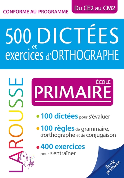 Picture of 500 dictées et exercices d'orthographe spécial primaire