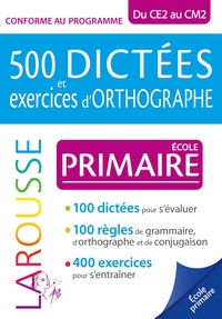 Picture of 500 dictées et exercices d'orthographe spécial primaire