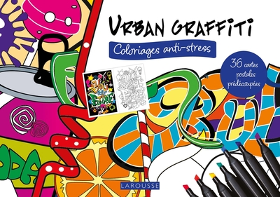 Picture of Cartes postales à colorier : Urban graffiti