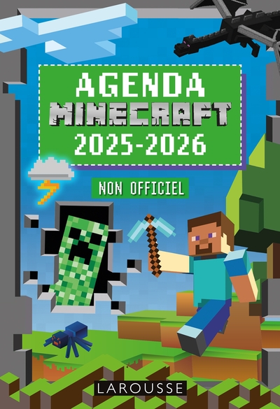 Image de Agenda scolaire MINECRAFT 2025-2026