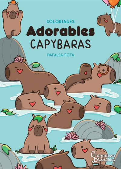 Picture of Coloriages - Adorables capybaras