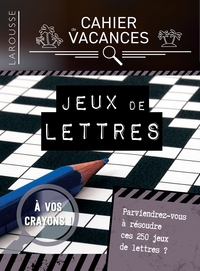 Picture of Cahier de vacances Larousse (adultes) spécial jeux de lettres