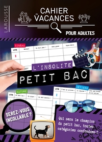 Image de Cahier de vacances (adultes) Petit bac
