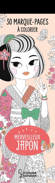 Image de 30 marque-pages à colorier - Merveilleux Japon