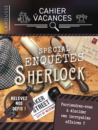 Picture of Cahier de vacances Larousse (adultes) spécial Enquêtes de Sherlock Holmes