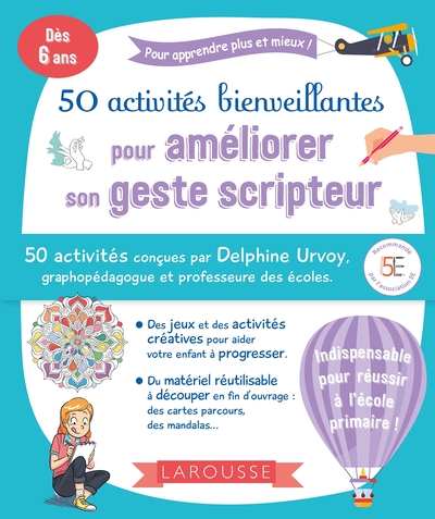 Image de 50 activités bienveillantes pour améliorer son  geste scripteur