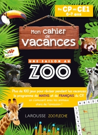 Image de Cahier de vacances UNE SAISON AU ZOO  CP-CE1