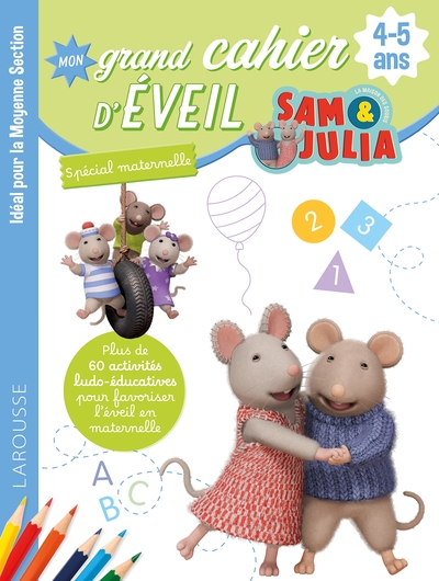 Picture of Mon grand cahier d'éveil - Sam et Julia - 4-5 ans