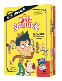 Picture of COFFRET P'TIT SHERLOCK 2 romans + 24 enquêtes