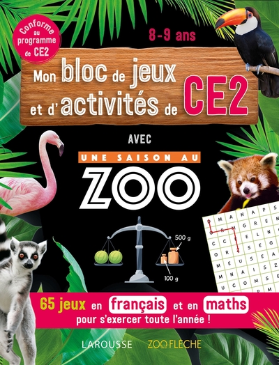 Picture of Mon bloc de jeux et d'activités pour le CE2 - Une SAISON AU ZOO